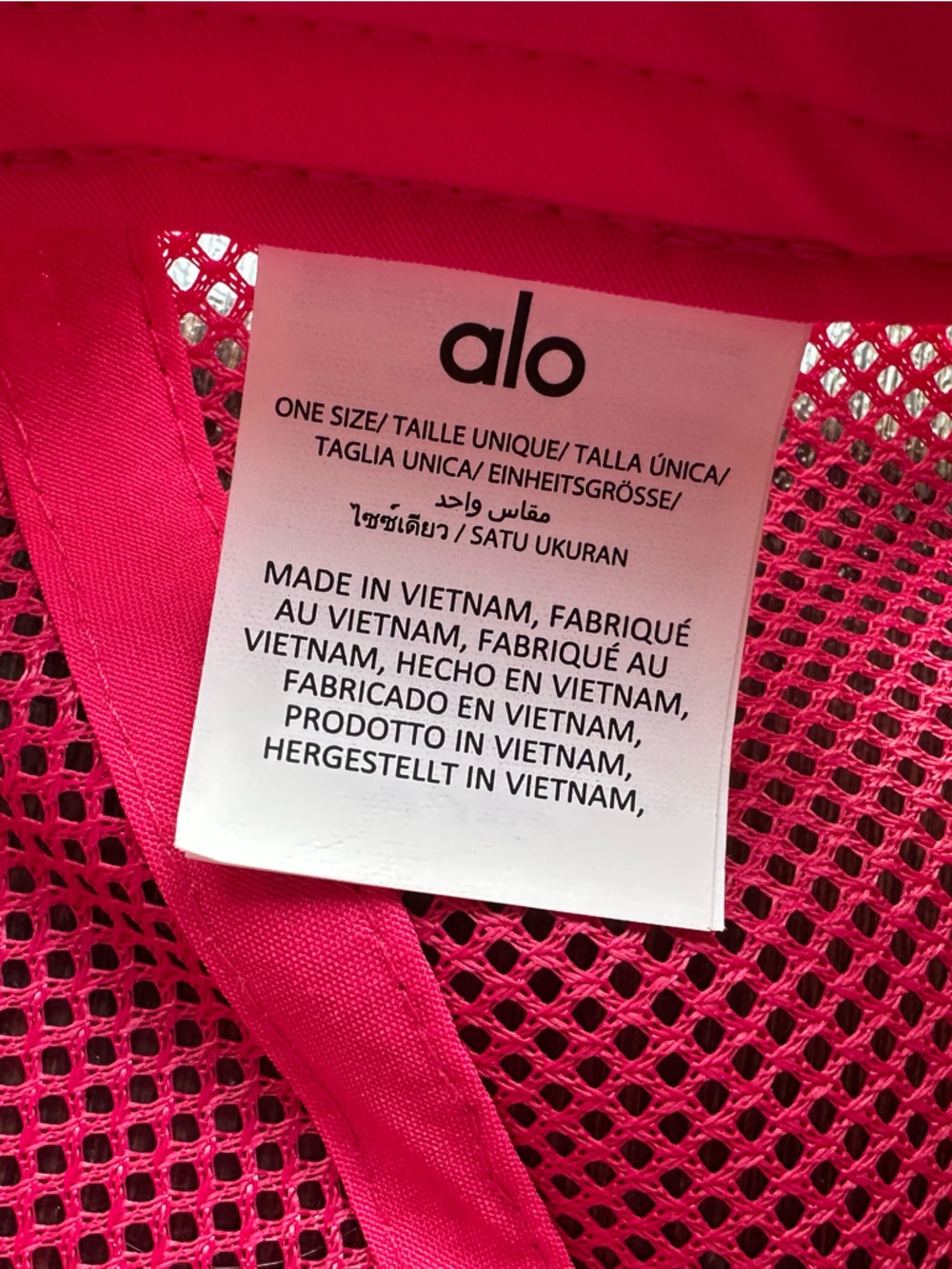 Alo District Trucker Hat - Pink Summer Crush🩷 - Picture 3 of 10